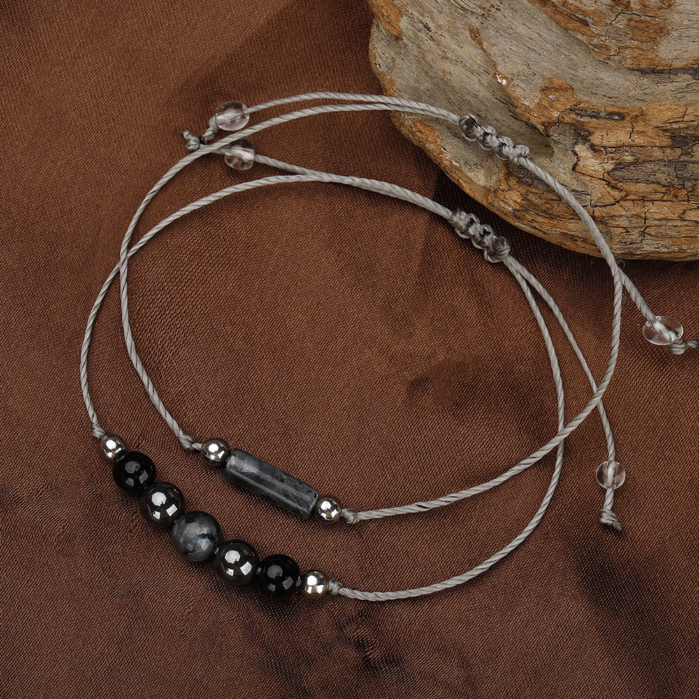 Conjunto de 2 Pulseiras em Pedra Natural