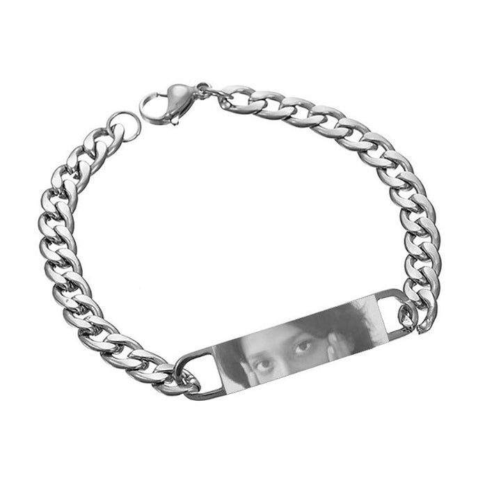 Pulseira Personalizada em Aço Inoxidável