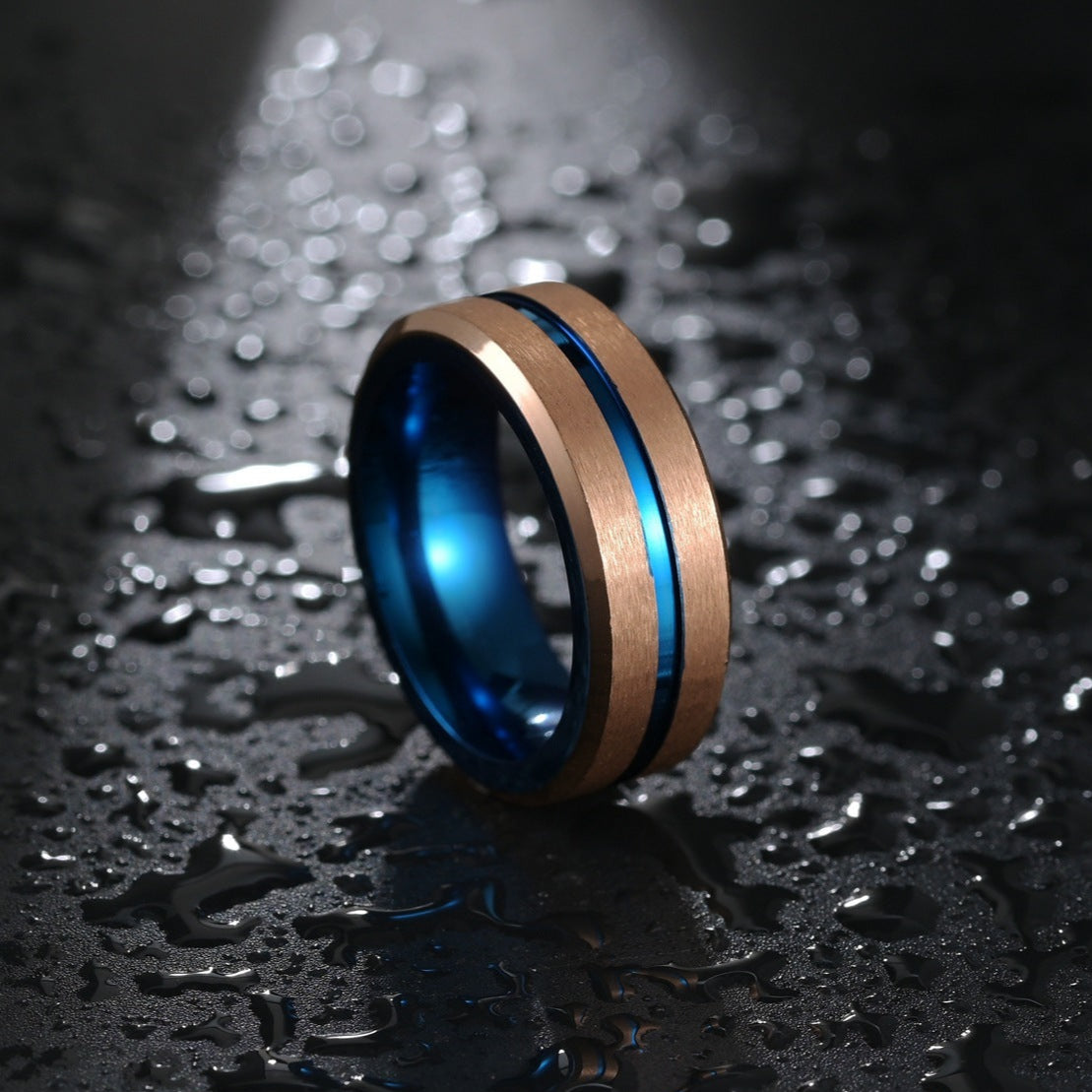 Anel em Aço de Tungsténio