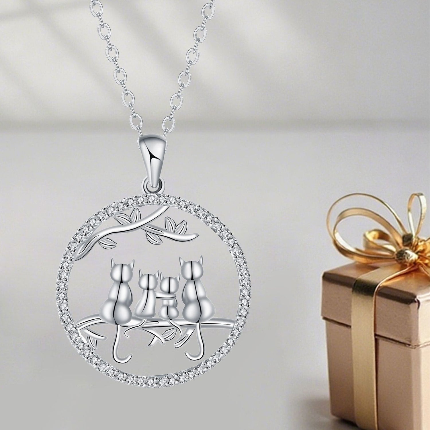 Colar Quatro Gatinhos