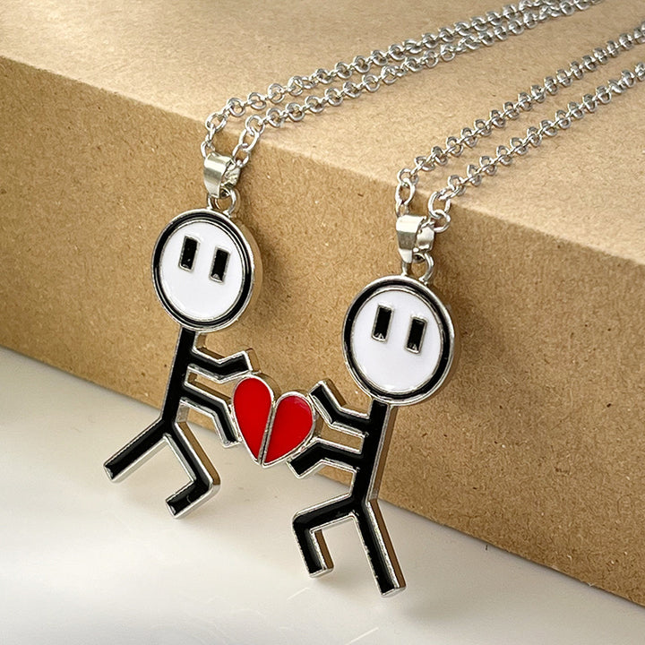 Conjunto de 2 Colares Cartoon Love