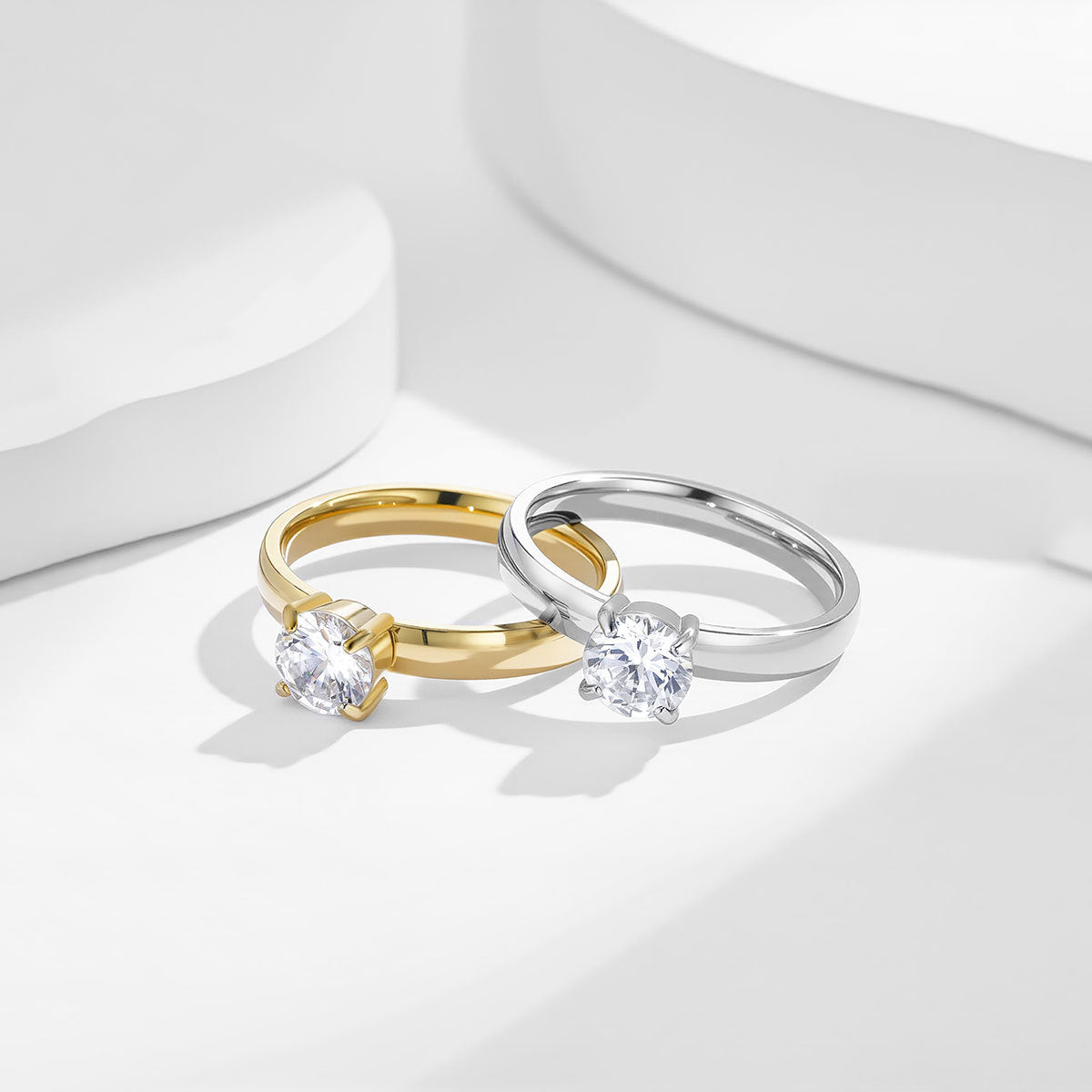 Anel Clássico em Aço Inoxidável