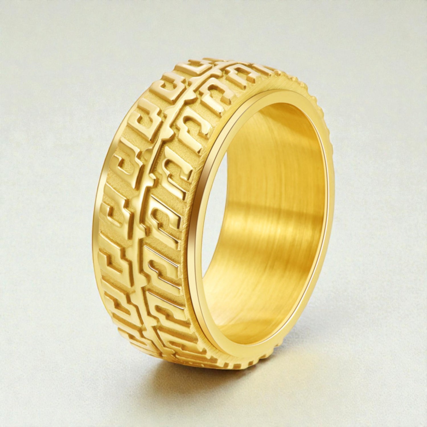 Anel Giratório em Aço Titânio