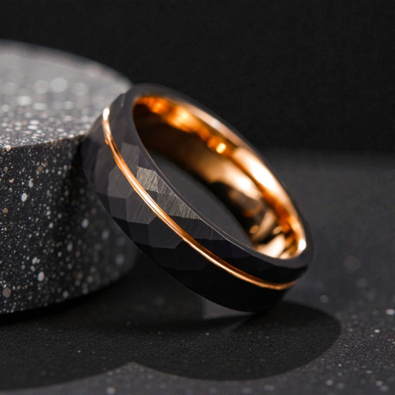 Anel em Aço de Tungsténio