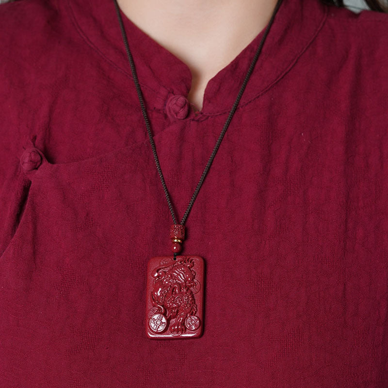 Colar Amuleto da Sorte Tibetano Tradicional