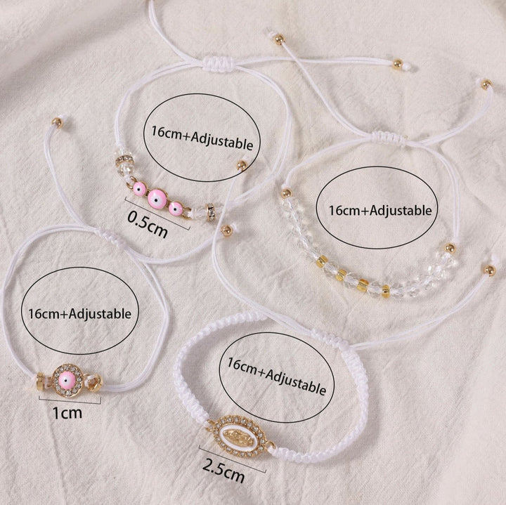 Conjunto de 4 Pulseiras Nossa Senhora