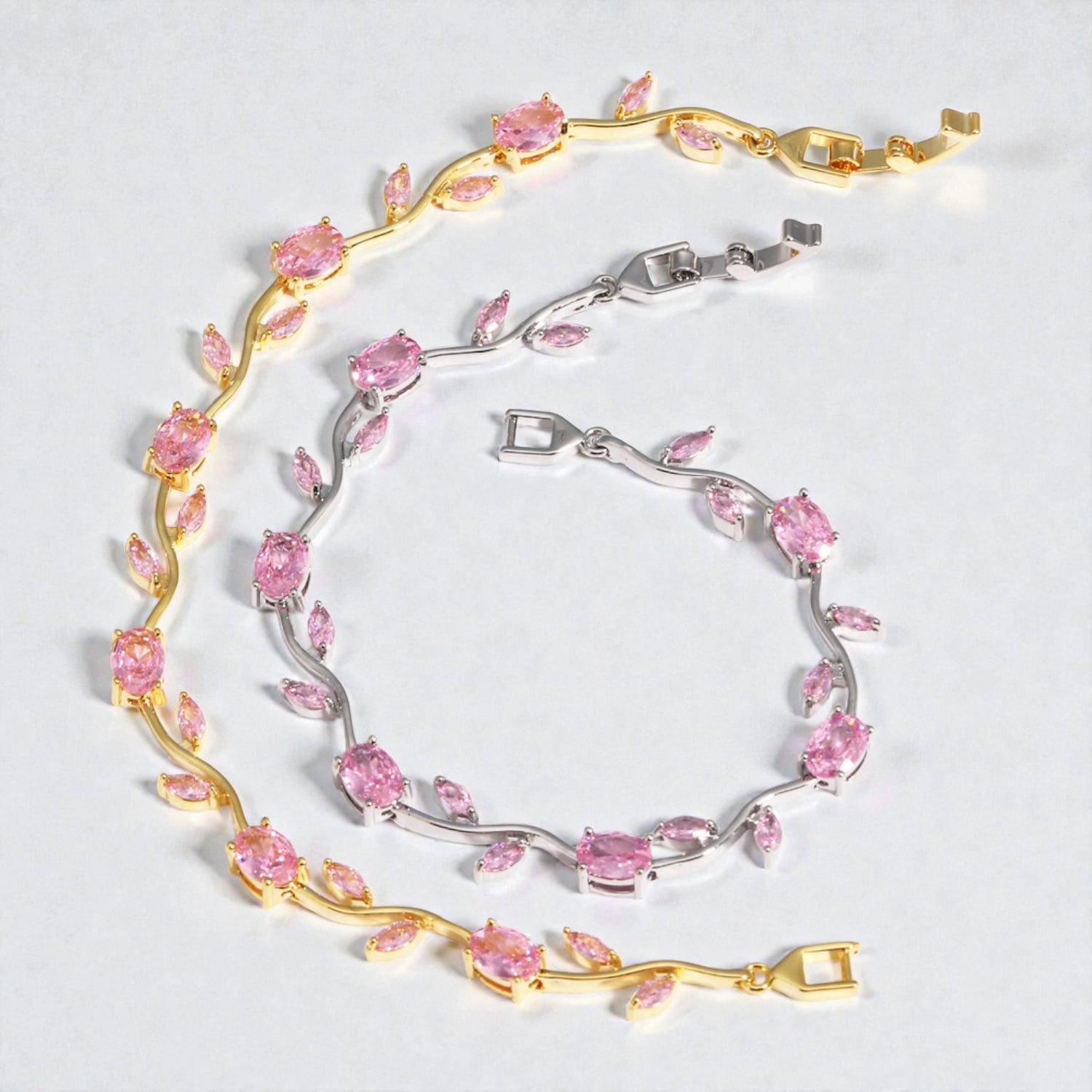 Pulseira Encanto Botânico em Zircónias