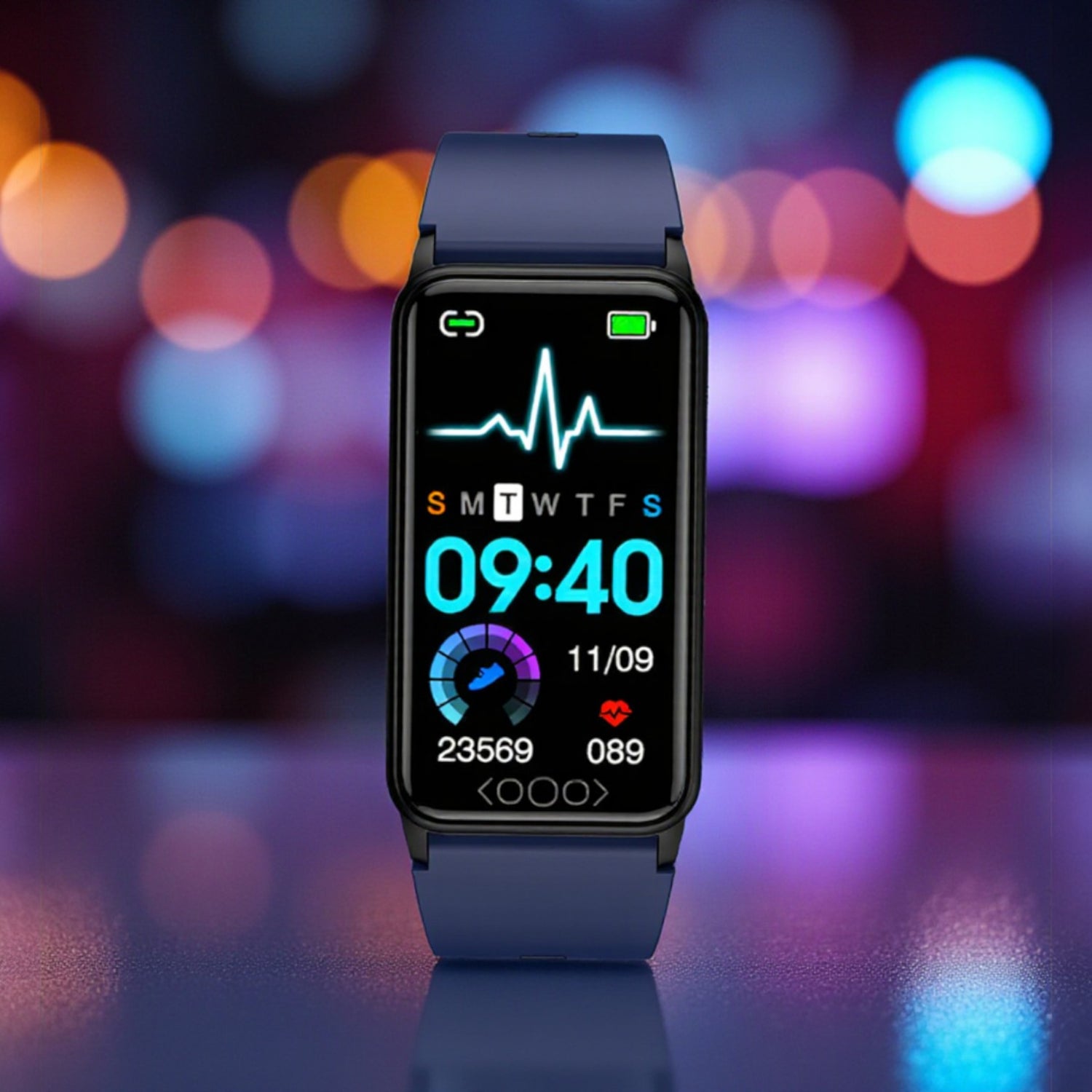 Smartwatch Premium com Monitorização Dinâmica do Ritmo Cardíaco