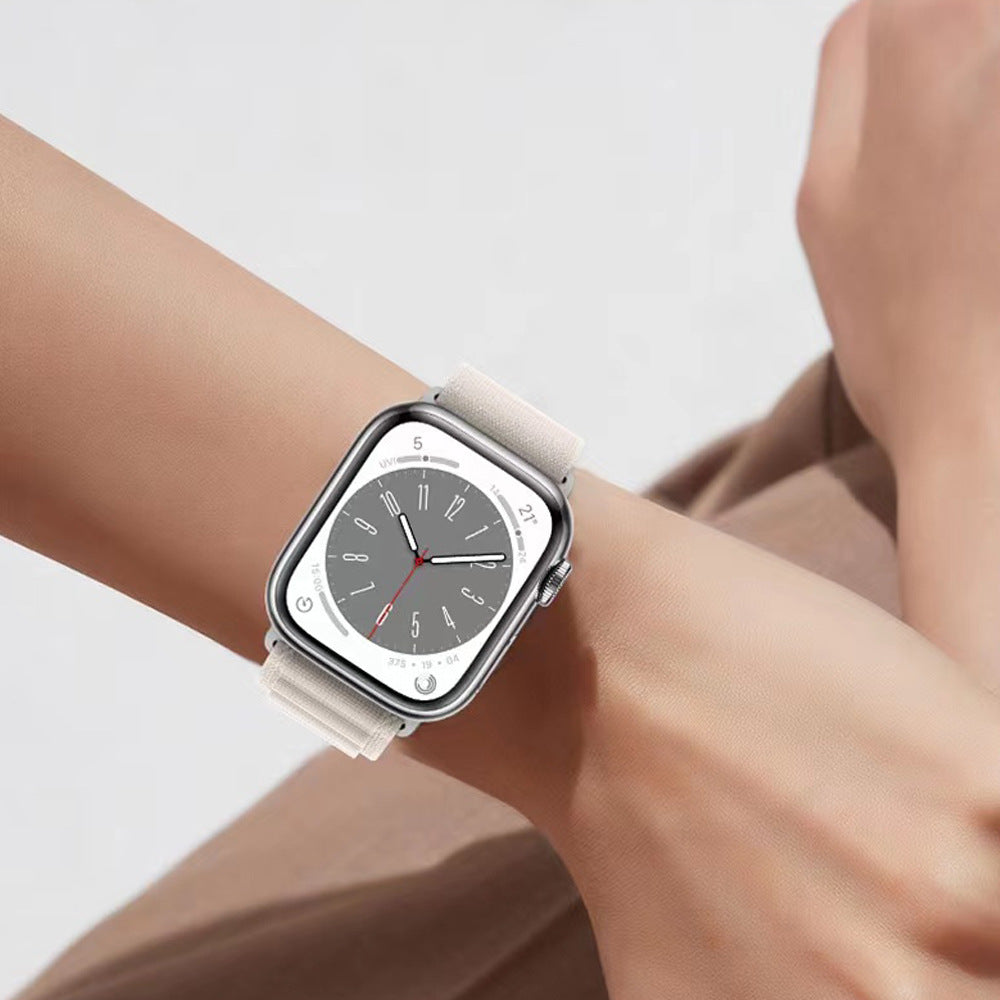 Bracelete Fashion em Nylon Entrançado para Apple Watch