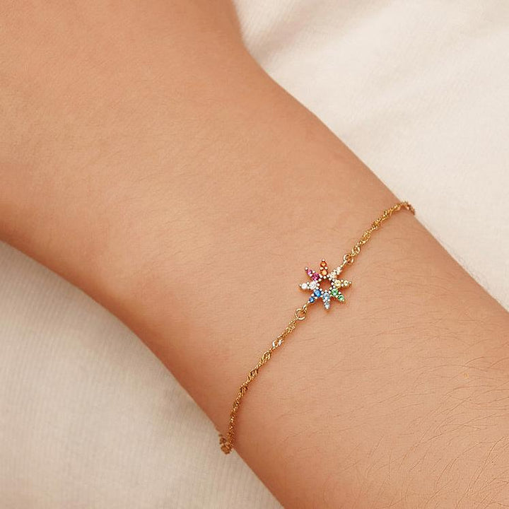 Pulseira Flower com Zircônia