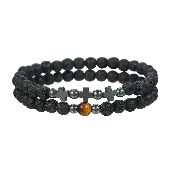 Conjunto de Pulseiras em Pedra Natural