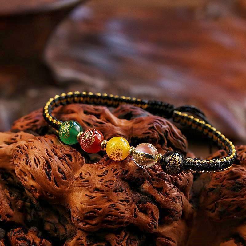 Pulseira Amuleto de Boa Sorte Budista