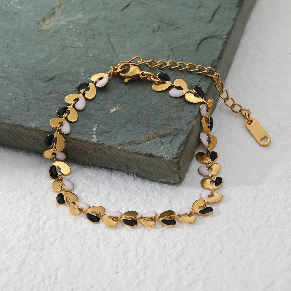 Pulseira Heart em Aço Inoxidável