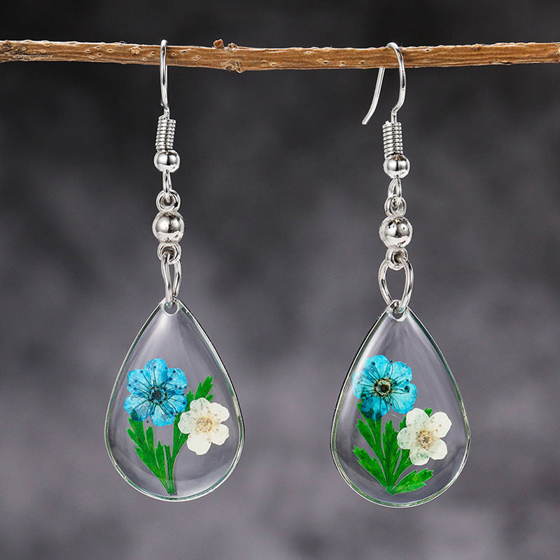 Flower Drop Earrings