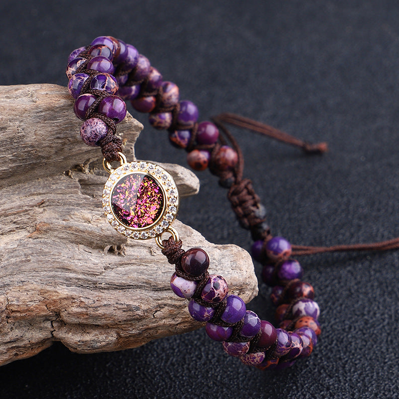 Pulseira da Amizade em Pedra Natural