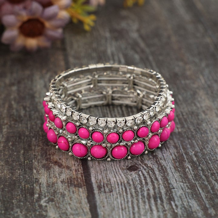 Conjunto de 3 Pulseiras Vintage