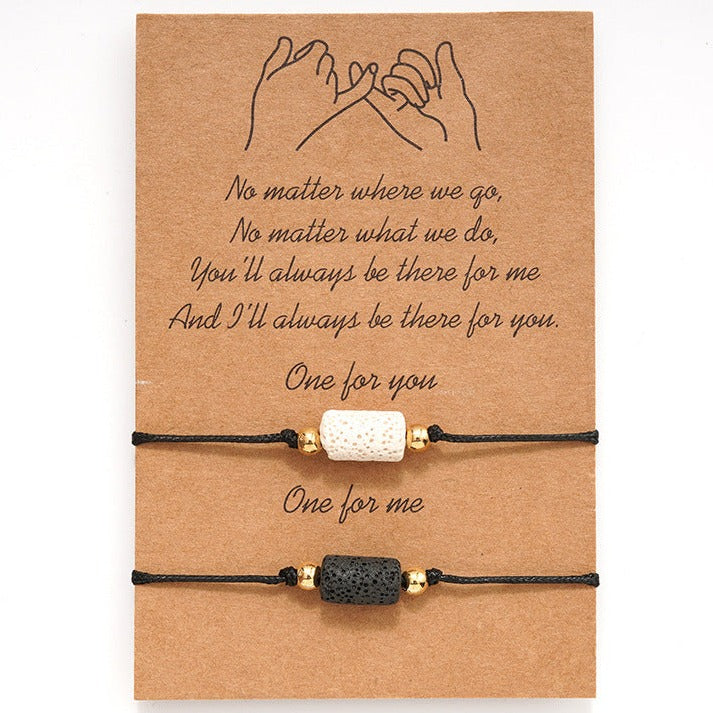 Conjunto de 2 Pulseiras em Pedra Natural