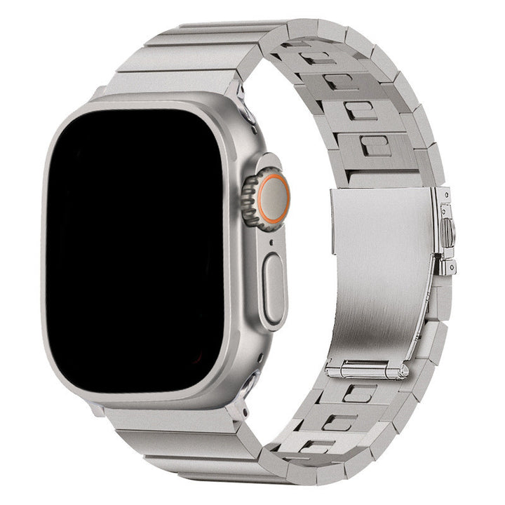 Bracelete de Aço Inoxidável com Fecho Magnético para Apple Watch