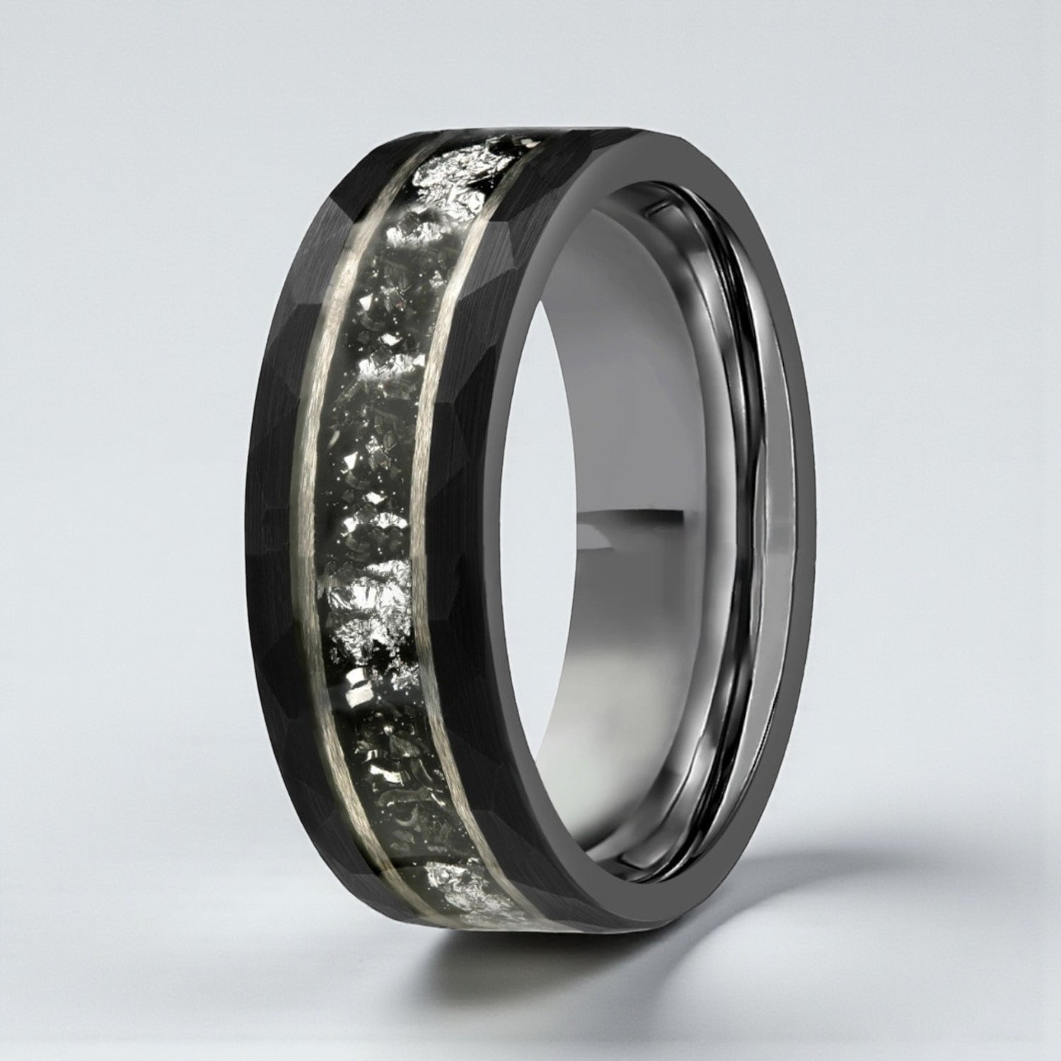 Anel em Aço de Tungsténio