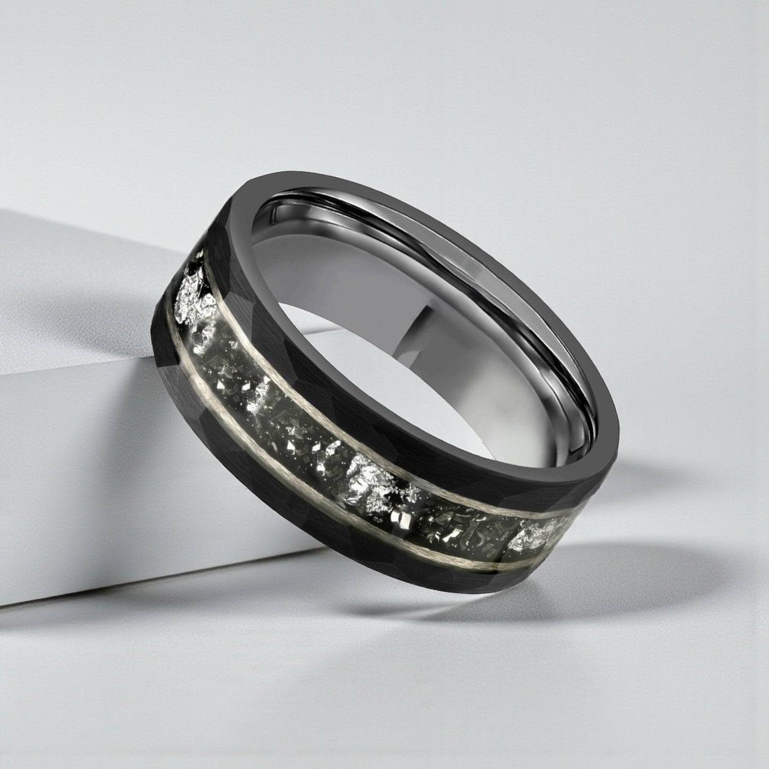 Anel em Aço de Tungsténio