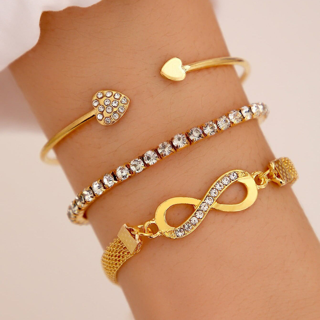 Pulseira Infinito Heart