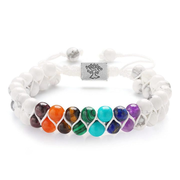 Pulseira Yoga Chakra em Pedra Natural