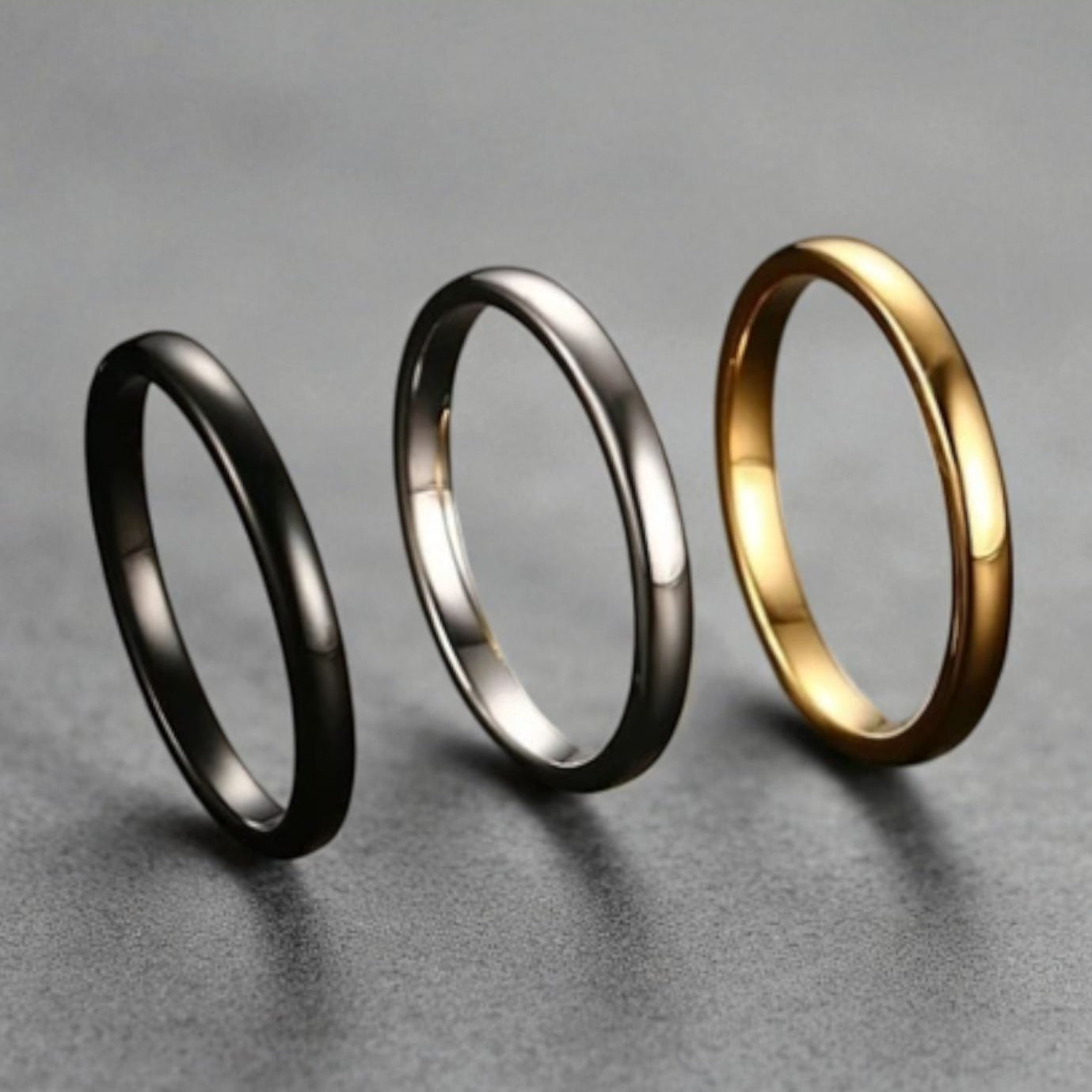 Anel em Aço de Tungsténio