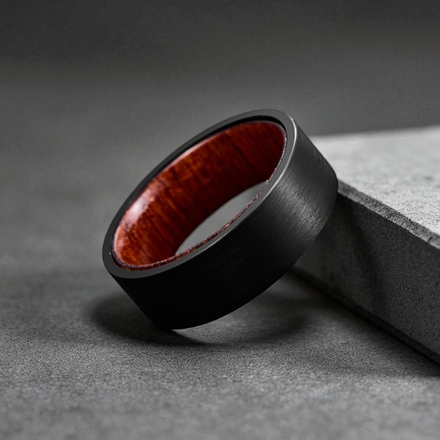 Anel em Aço de Tungsténio