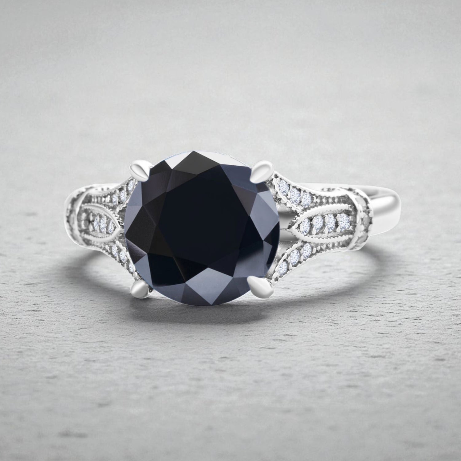 Anel Eclipse em Moissanita