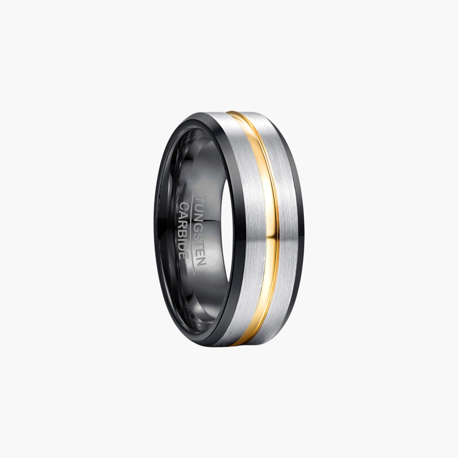 Anel em Aço de Tungsténio