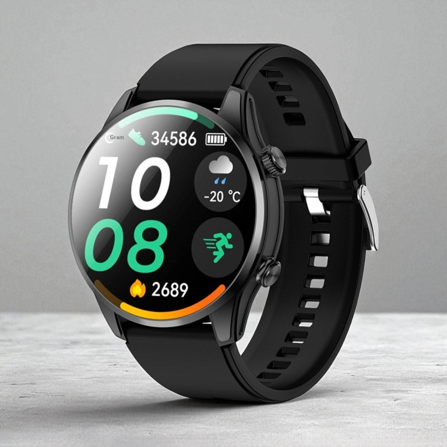 Smartwatch Outdoor com Posicionamento Dual-Frequência