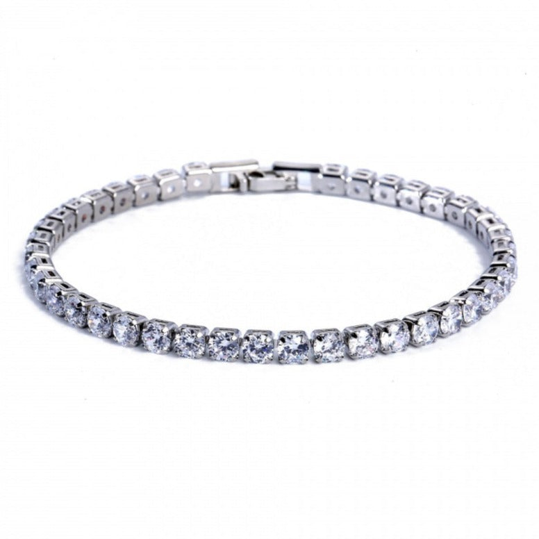 Pulseira com Zircônia Cúbica