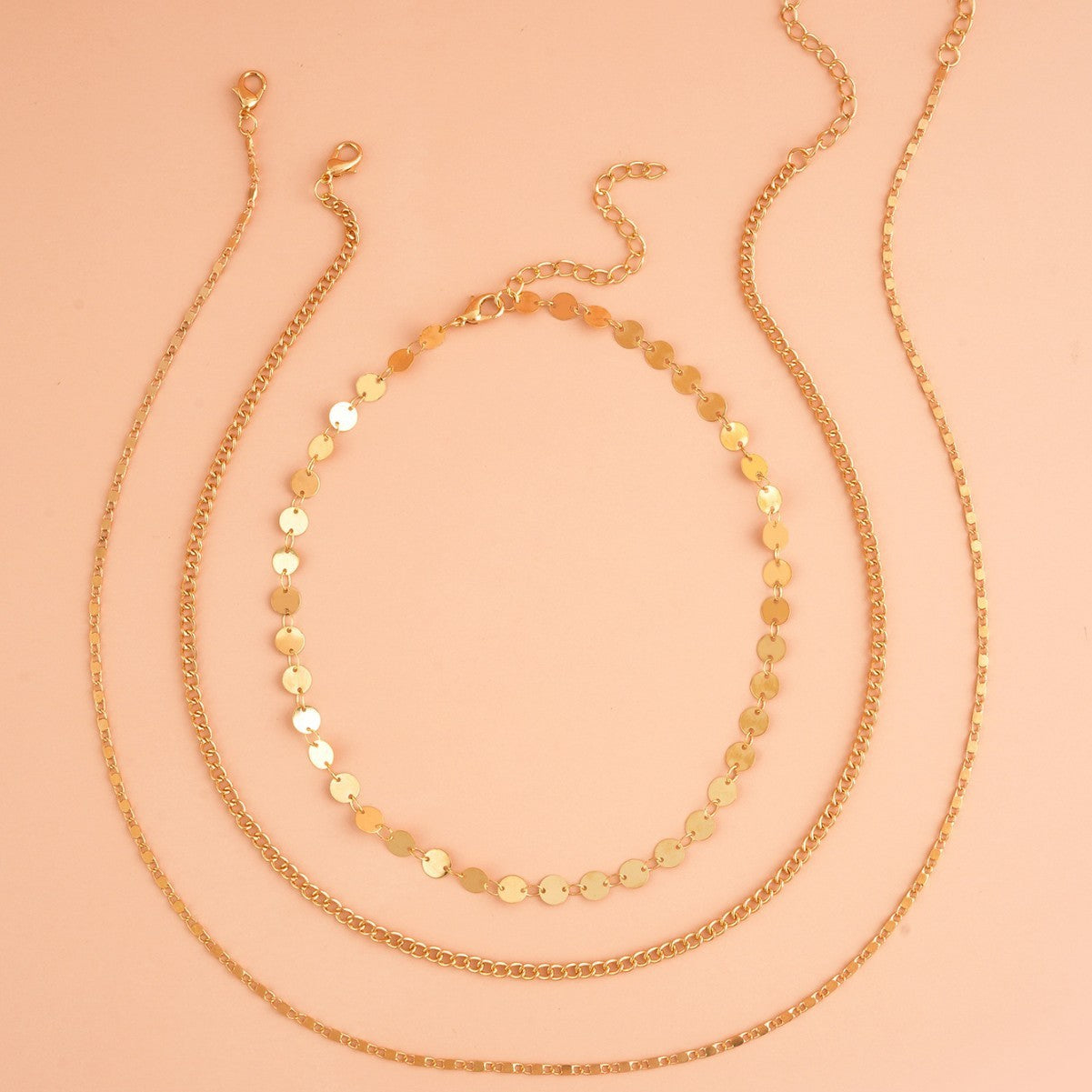 Conjunto de 3 Colares Elegance