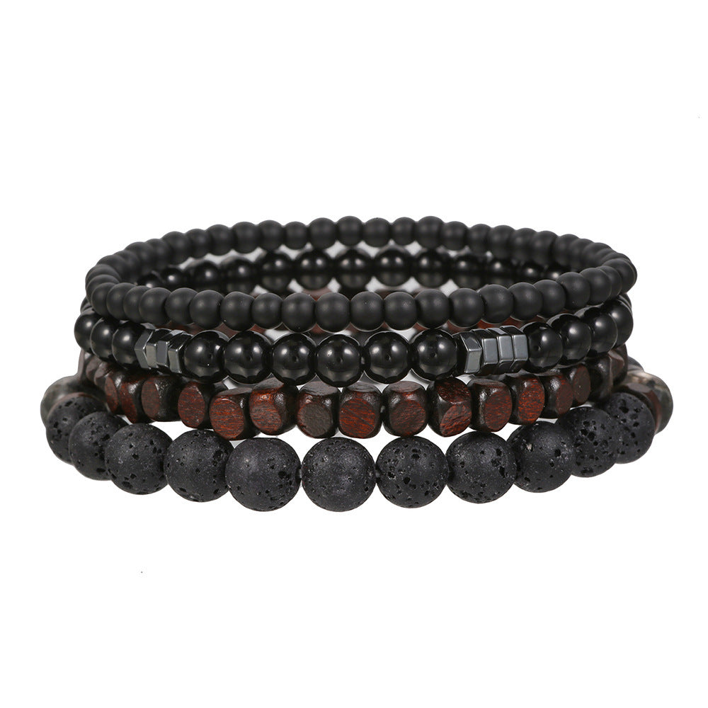 Conjunto de Pulseiras em Pedra Natural