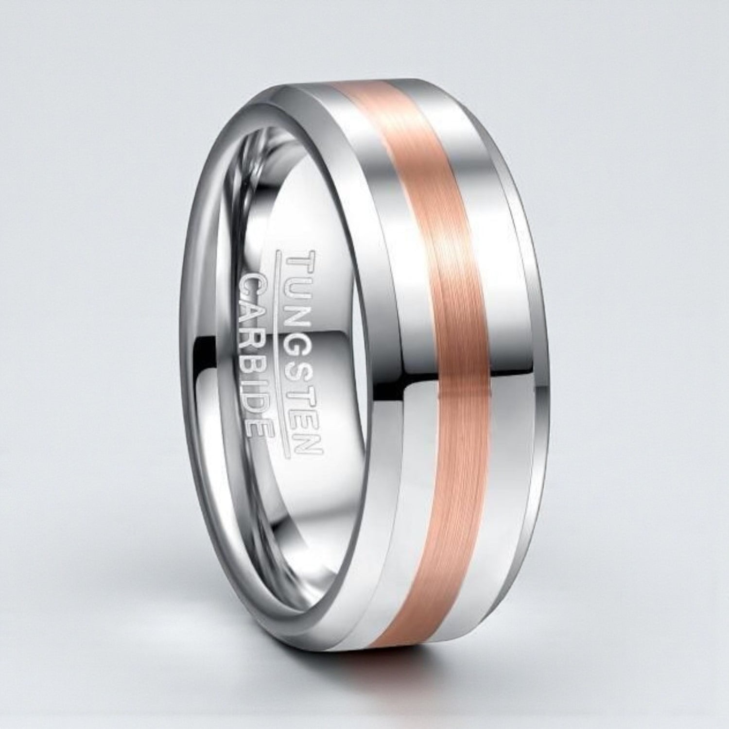 Anel em Aço de Tungsténio