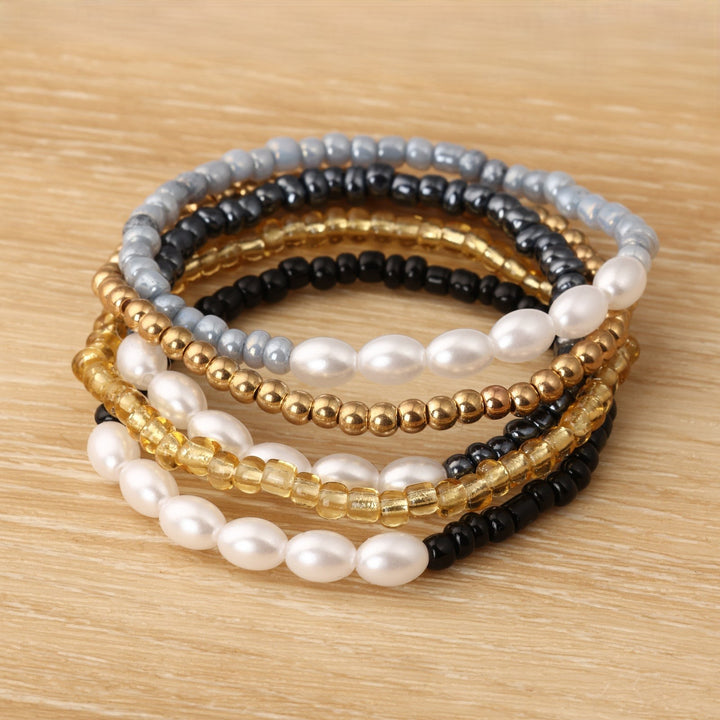 Conjunto de 5 Pulseiras Boémia