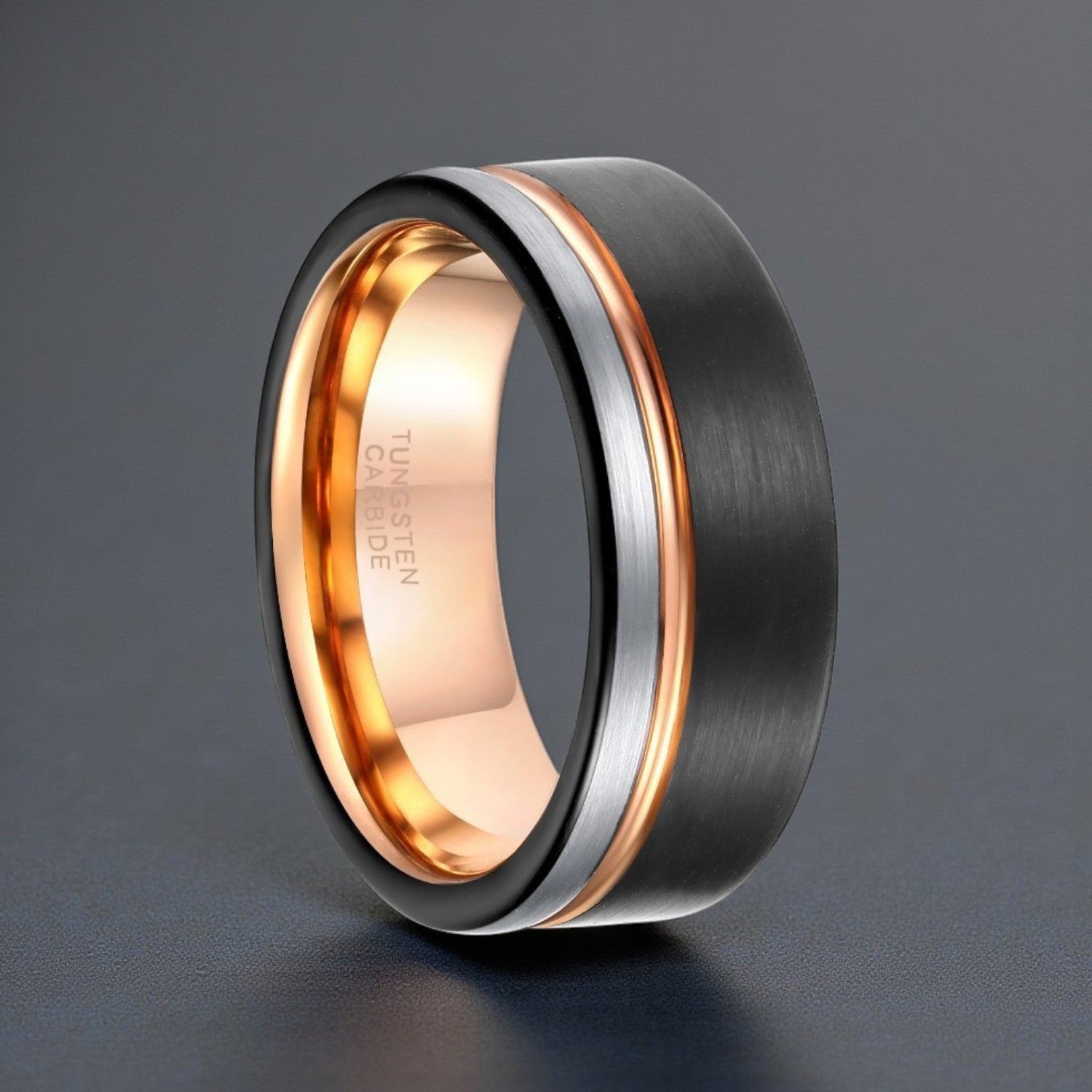 Anel em Aço de Tungsténio