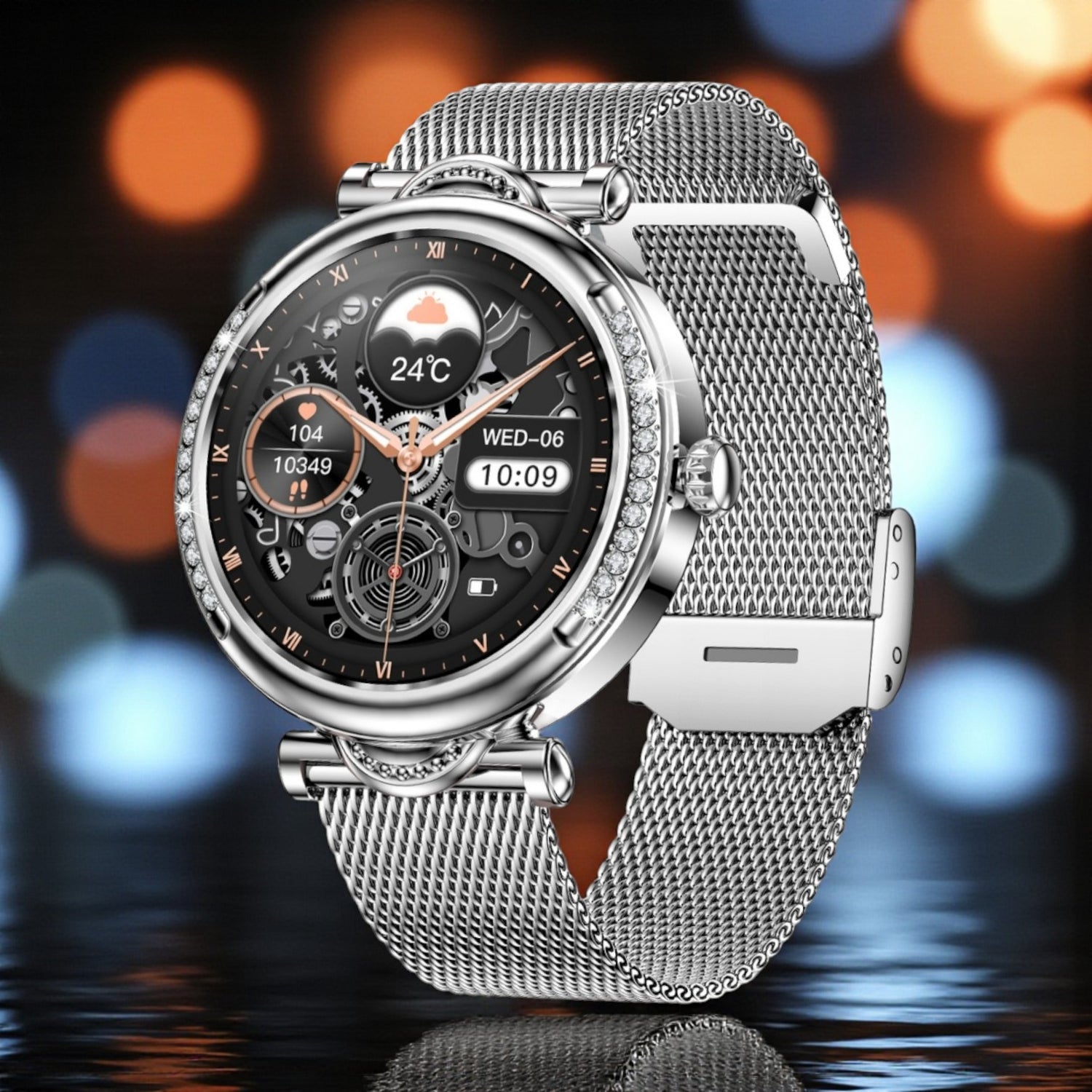 Smartwatch Premium com Monitorização de Saúde e Chamadas