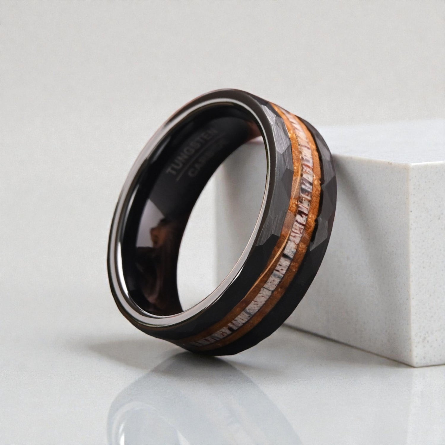 Anel em Aço de Tungsténio