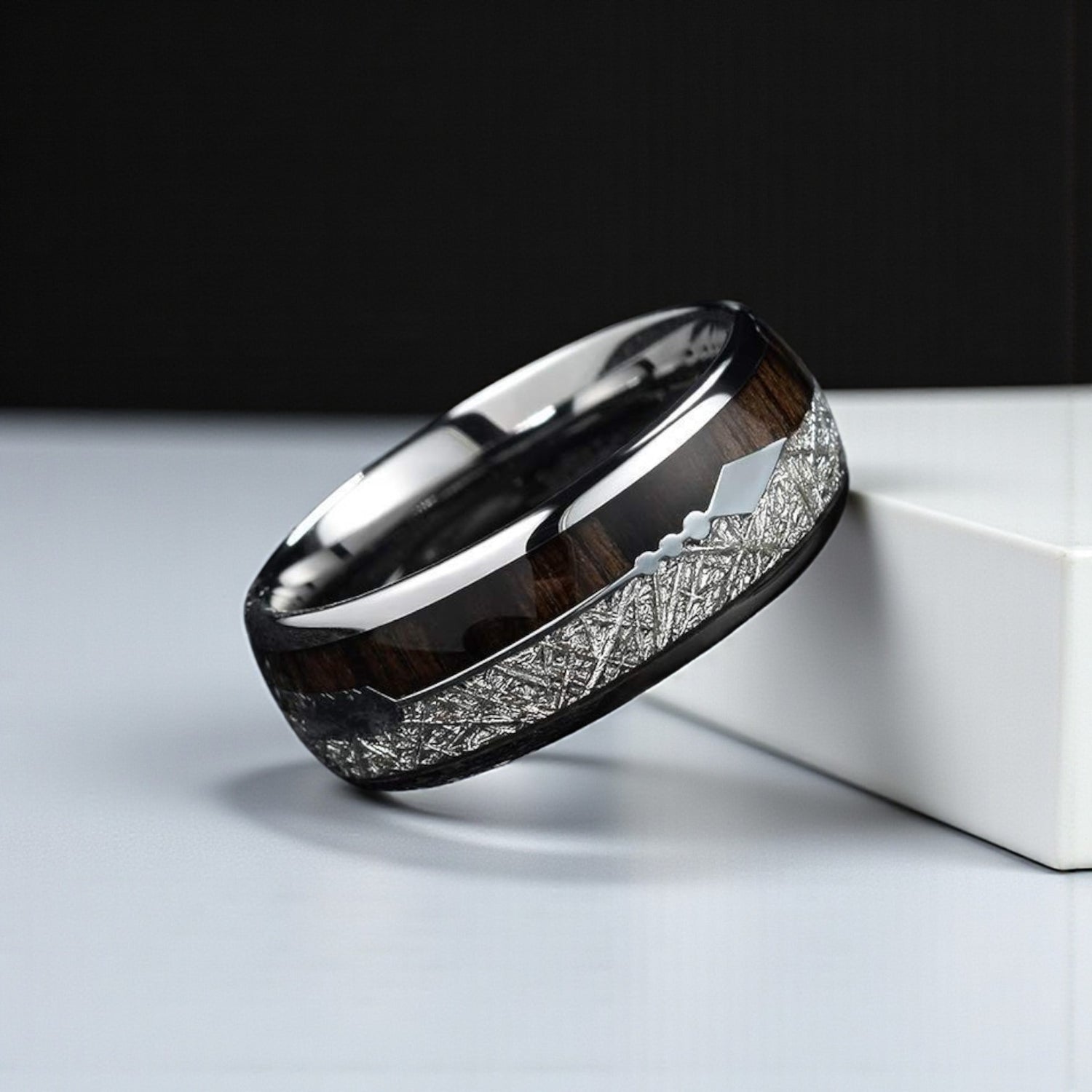 Anel em Aço de Tungsténio