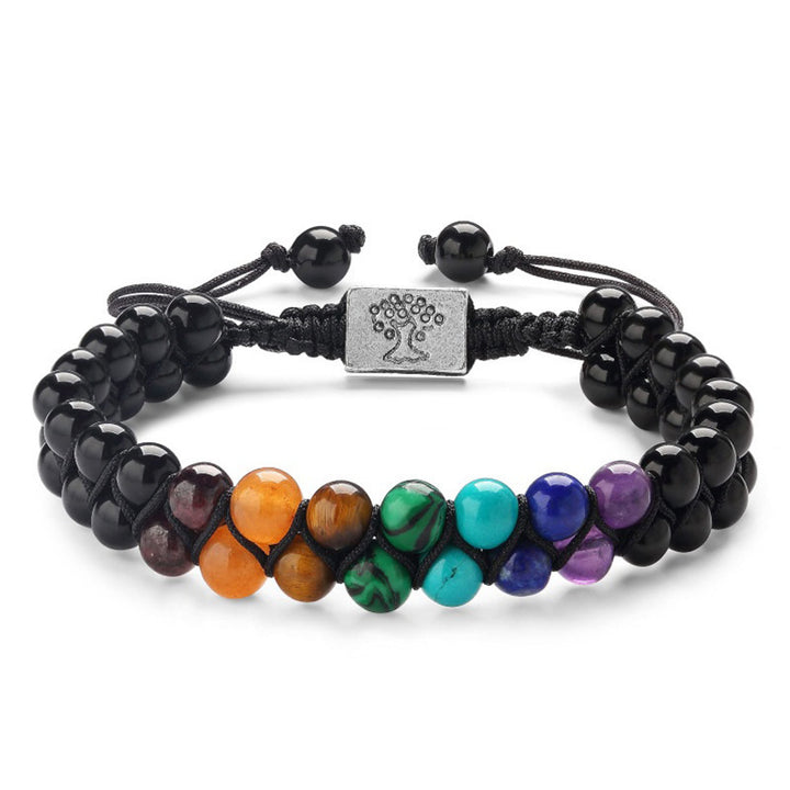 Pulseira Yoga Chakra em Pedra Natural