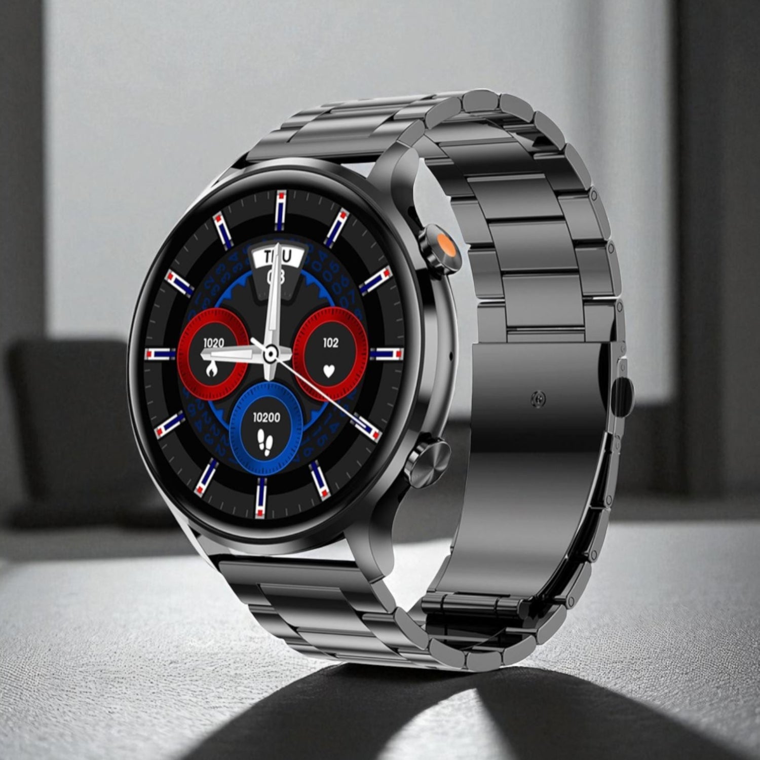 Smartwatch Desportivo com Chamadas Bluetooth e Monitorização de Saúde