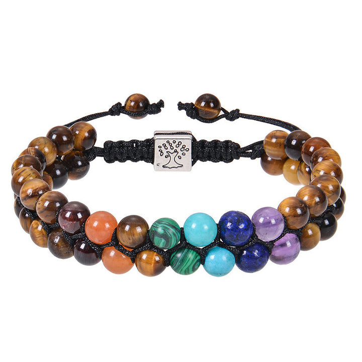 Pulseira Yoga Chakra em Pedra Natural