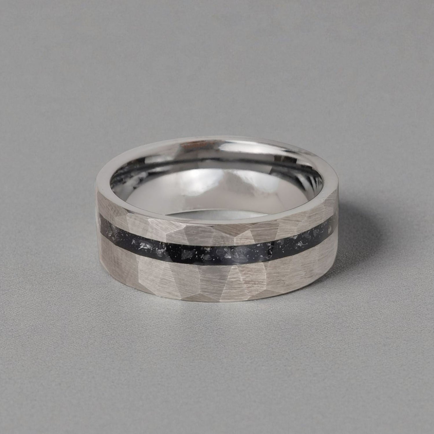 Anel em Aço de Tungsténio