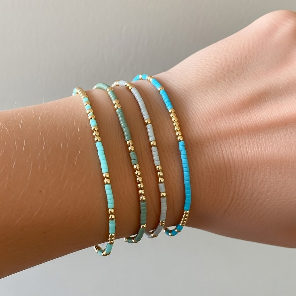 Conjunto de Pulseiras Boho Chic Multicolor