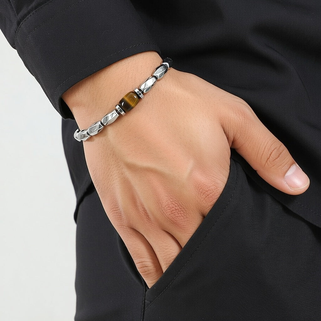 Pulseira Hematita Noir