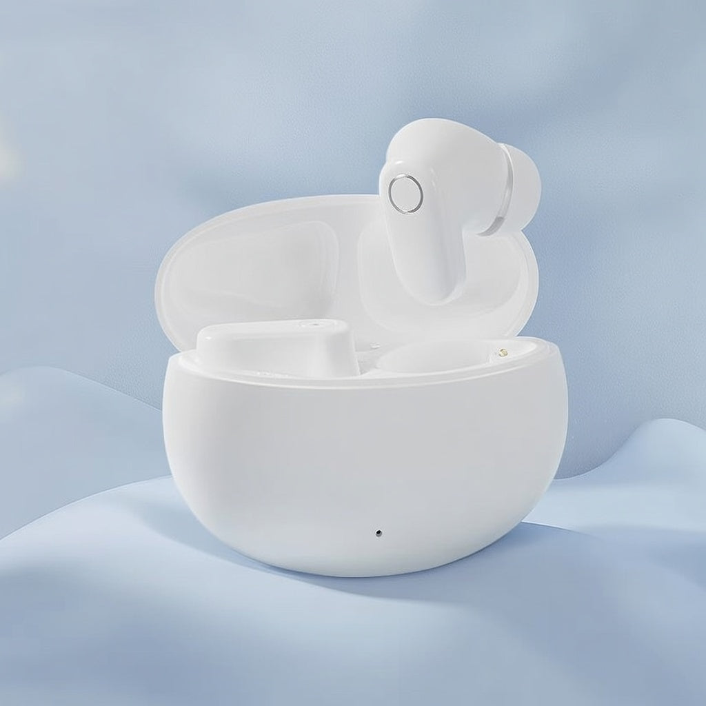 Auriculares Bluetooth In-Ear com Cancelamento de Ruído e Som Estéreo