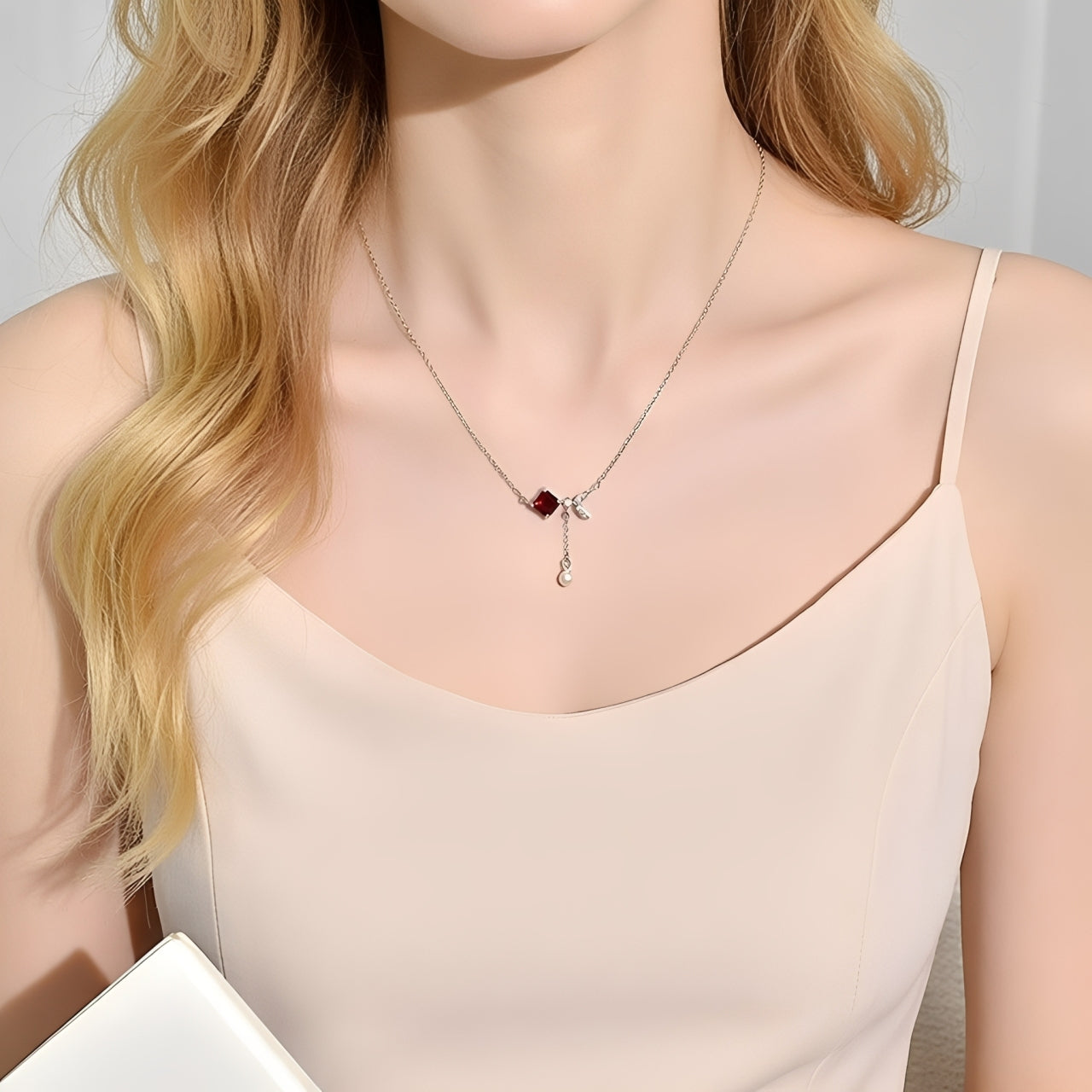 Colar em Prata de Lei 925 com Topázio Natural