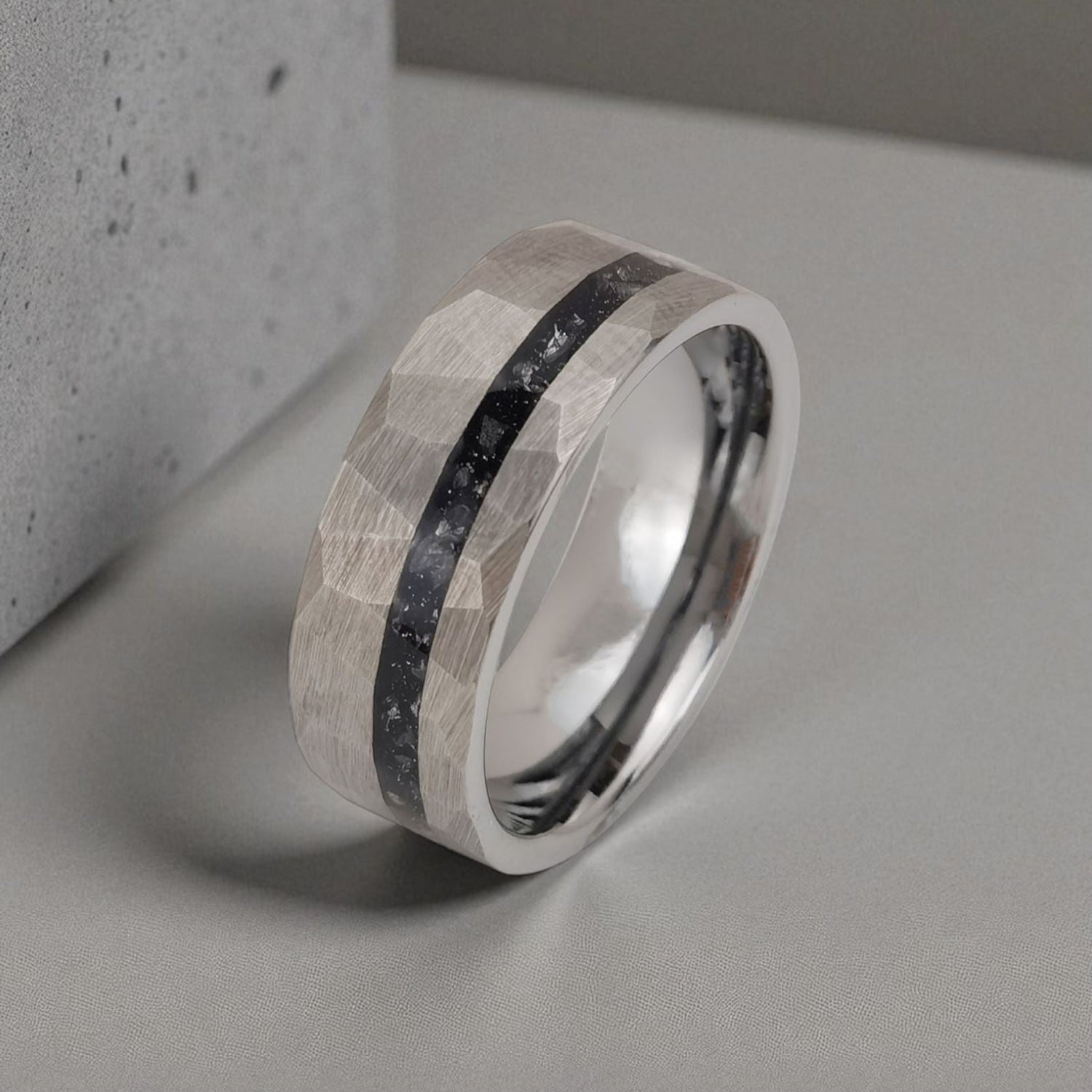 Anel em Aço de Tungsténio
