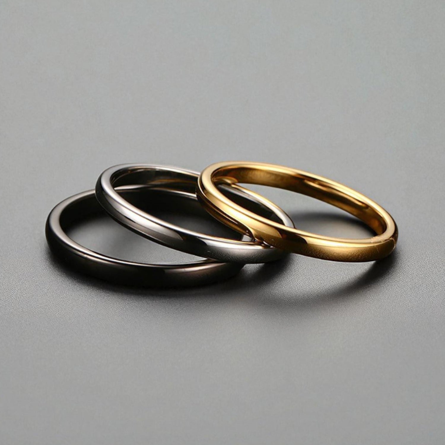 Anel em Aço de Tungsténio